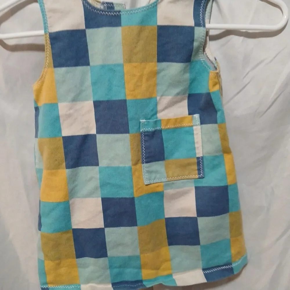 Old Navy Baby Patchwork  Dress Size Xxl ( 24to 30 Months) Vintage